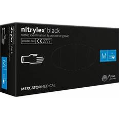 Mercator Nitrylex Powder Free Gloves 100-pack - Black