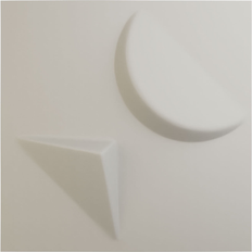 Sheet Materials Ekena Millwork Apollo EnduraWall Decorative 3D Wall Panel