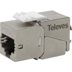 Network Outlets Ethernet, Data & Phone Outlets TELEVES RJ45 FTP Keystone Modul Buchse