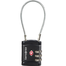 Samsonite Cablelock 3 Dial TSA Black
