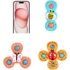 Rattles Shein Insect Suction Cup Spinning Top Toys 3pcs