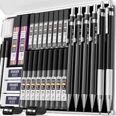 Nicpro 34PCS Black Art Mechanical Pencils Set