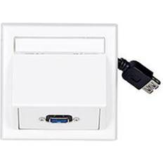 Electrical Installation Materials VivoLink WI221185 Wall Connection Box USB 3.0