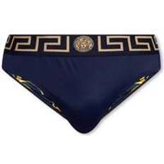 Versace Greca Border Swim Briefs - Blue