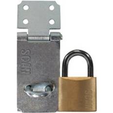 Scan Hasp And Staple Padlock Multi One Size