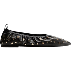 H&M Studded Ballet Pumps - Black