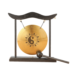 Gongs Torribaly Mini Desktop Gong Table Wind Cymbals