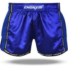 Blåa Kampsportsdräkter Chokem Nak Muay Clean Edition Thaiboxingsshorts Blå Large