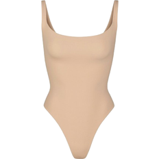 SKIMS Fits Everybody Square Neck Bodysuit - Clay