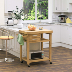 Kitchen Units Bed Bath & Beyond Bamboo Kitchen Island Cart On Wheels Brown