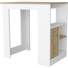 Kitchen Units Bed Bath & Beyond Arial Kitchen Island Melamine Door Open Storage Multi