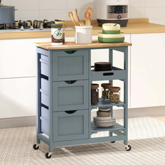 Kitchen Units Bed Bath & Beyond Rolling Kitchen Island Cart Grey