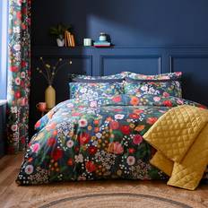 Dunelm Midnight Garden Duvet Cover Multicolour (220x230cm)