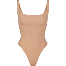 SKIMS Fits Everybody Square Neck Bodysuit - Ochre