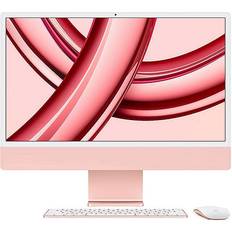 Apple 8 GB Desktop-Computer Apple iMac, 24-inch, M3 Chip, 8-Core CPU, 8-Core GPU, 8GB Unified Memory, 256GB SSD Storage Pink