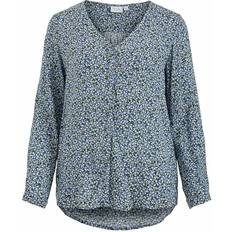 Vila Paya Button Down Shirt - Noir/Aop Alini