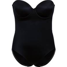 Spanx Suit Your Fancy Strapless Cupped Brief Bodysuit - Very Black