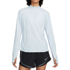 Nike Dri Fit Run Division Midlayer T-shirt Women's - Football Grey/Black