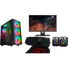 Intel i5 16GB RAM 1TB HDD 128GB SSD GT730 22 Inch Monitor PC