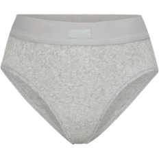 SKIMS Cotton Rib Brief - Light Heather Grey