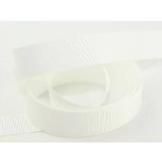 Ribbons, Tapes & Trims Berisfords Grosgrain Ribbon 9401 White 4cm
