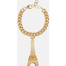 Valentino Eiffeltower Crystal Embellished Bracelet - Gold