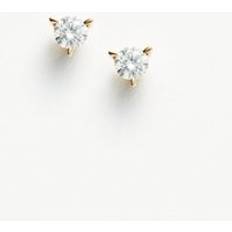 Missoma Gold Earrings Missoma Fine Small Solitaire Diamond Stud Earrings 14ct Solid Gold