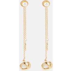 Valentino Örhängen Valentino VLogo Signature Faux Pearl Earrings - Metallic