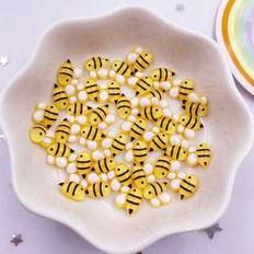 Nail Decoration & Nail Stickers on sale Shein Resin Glitter Kawaii Mini Colorful Bee Art - Colorful