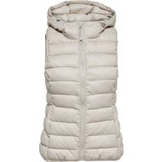 Only Newtahoe Quilted Vest - Beige/Pumice Stone