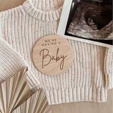 Photoframes & Prints Shein Baby Pregnancy Announcement Wooden Sign