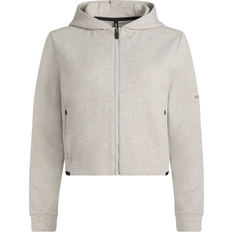NOBULL Drive Cropped Zip-Up - Heather Grey
