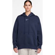 Oversized Sweatere Nike Phoenix Fleece Pullover Hættetrøje - Navy