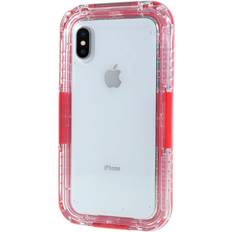 INCOVER iPhone X XS IP68 Vandtæt Mobil Case Gennemsigtig Rød