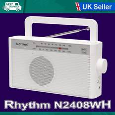 2 Band Rechargeable Portable AM FM Radio N2408WH