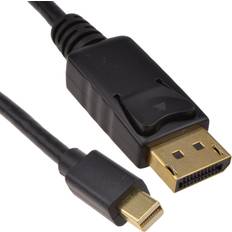 Kenable Mini DisplayPort Male Plug To Display Port Cable 1m