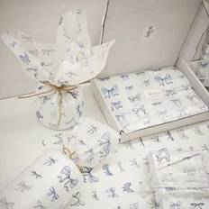 Shein Blue Romantic Bow Gift Wrapping Paper
