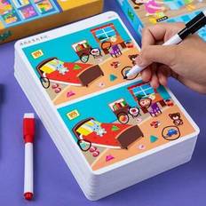 Activity Books Shein 32 Pages Educational Montessori Toy