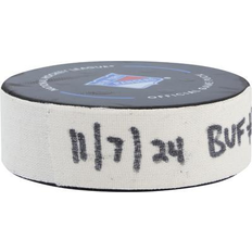 Ice Hockey Dylan Cozens Buffalo Sabres Game-Used Goal Puck
