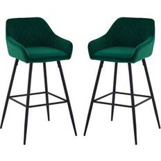 Shein Set Of 1 2 3 4 Barstools Suede Velvet Seat Bar Stool