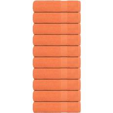 Toallas de baño vidaXL Toallas Invitados 100% Algodón Púrpura 70x140cm 360gsm Toalla de baño Naranja (177.8x)