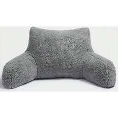 Shein Teddy Fleece Cuddle Cushion Soft Cosy Pillows Grey