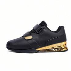 Gym & Training Shoes Shein Weightlifting Indoor Gym Sports Shoes - Gold Silver