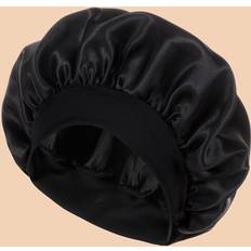 Shein Reusable Satin Jumbo Black Bonnet