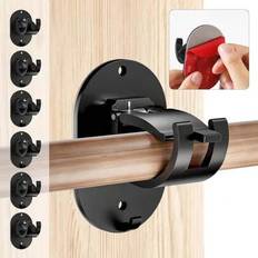 Shein 2pcs No Drill Window Curtain Rod Bracket
