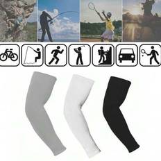 Grey - Unisex Arm & Leg Warmers Shein Anti UV Cooling Arm Sleeves Protection Cover
