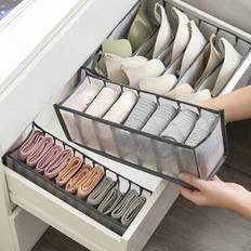 Beige Clothes Racks Shein 3 Pcs Folding Underwear Drawer Organizer Box Clothes Rack