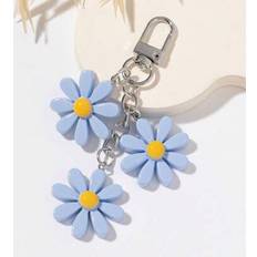 Shein Pale Blue Daisy Flower Charm Decorative Pendant Christmas Tree Ornament