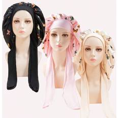 Shein 3 Pieces Silk Butterfly Bonnet For Women