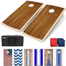 GoSports 4 x 60 cm Craftsman Design Cornhole Game Set